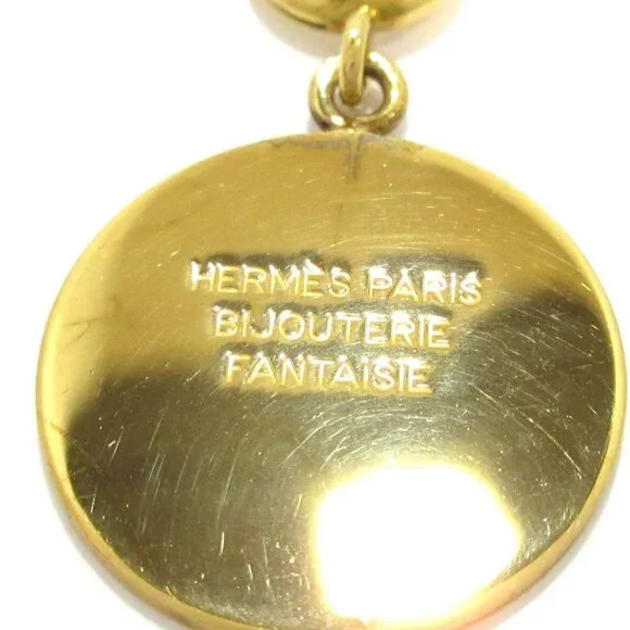 HERMES Selle - Gold Hardware Pendant Head